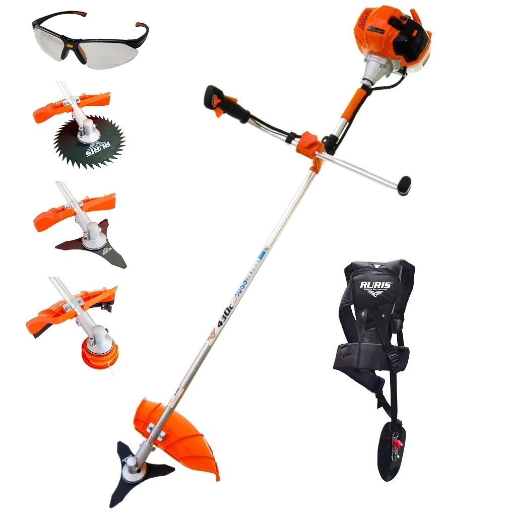 Ruris KHUMMA benzinmotoros fűkasza 43 cm³, 1,7 LE